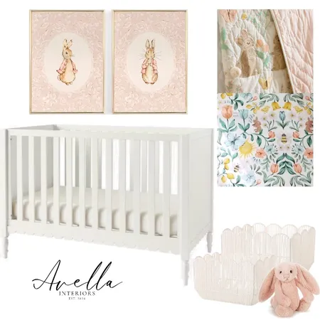 Girl Nursery - Easter (v2) Interior Design Mood Board by Avella Interiors on Style Sourcebook
