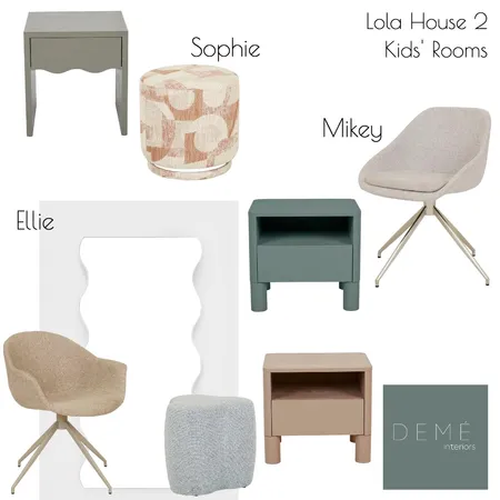Lola House 2 - Kids' Rooms Interior Design Mood Board by Demé Interiors on Style Sourcebook
