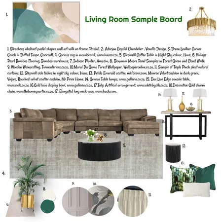 Living room in Monochromatic 24-03-25.Final Interior Design Mood Board by JudyK on Style Sourcebook