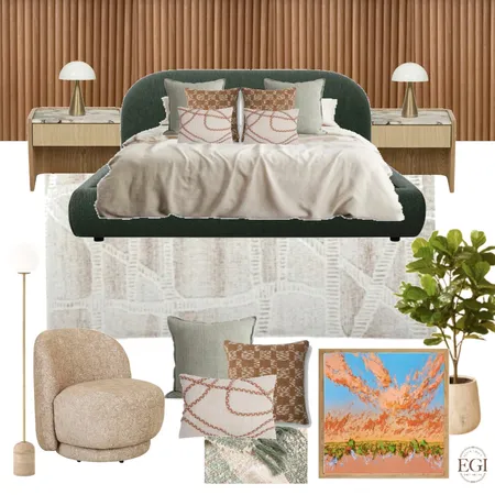 Modern Scandi Bedroom Interior Design Mood Board by Eliza Grace Interiors on Style Sourcebook