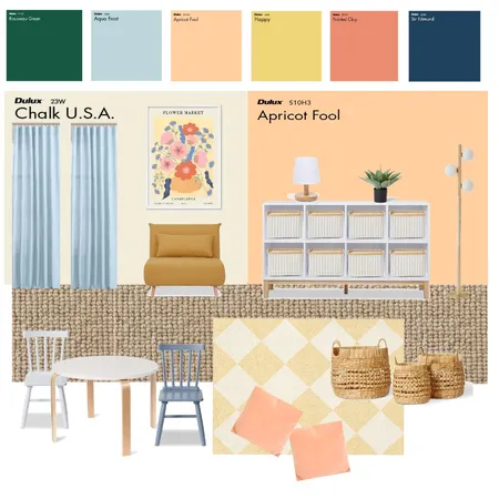 New House Playroom Interior Design Mood Board by CallieRuddell on Style Sourcebook