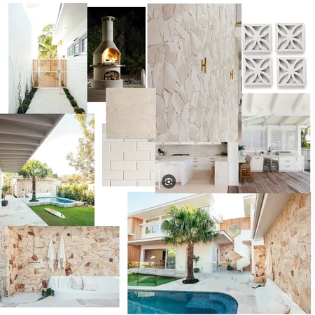 Outdoor living and pool area Interior Design Mood Board by Merindamoses on Style Sourcebook