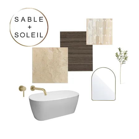 Gretal Master Ensuite Interior Design Mood Board by Sable + Soleil on Style Sourcebook