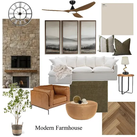Modern Farmhouse Interior Design Mood Board by Kacey.simpson@icloud.com on Style Sourcebook