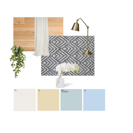 HAMPTON STYLE BEDROOM (Colour & Fabric) Interior Design Mood Board by courtneyhunter on Style Sourcebook