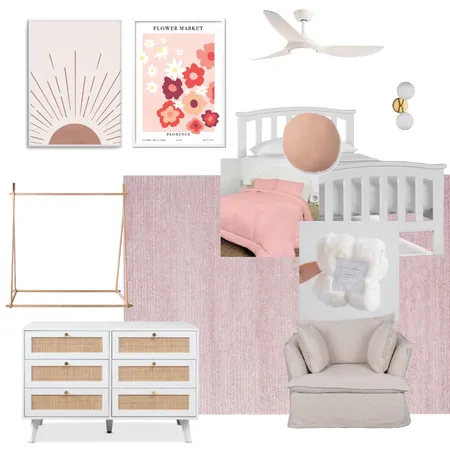 little girls bedroom Interior Design Mood Board by Amelia.May on Style Sourcebook