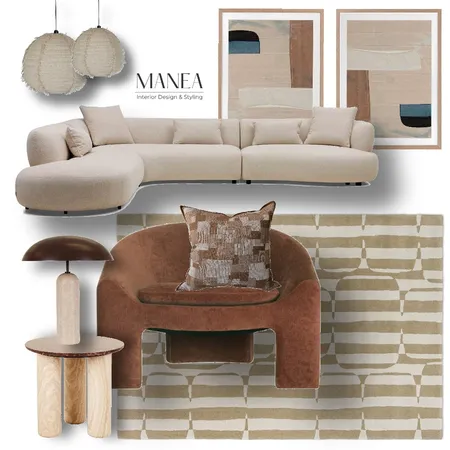 Organic modern Concept Interior Design Mood Board by Manea Interior Design & Styling on Style Sourcebook