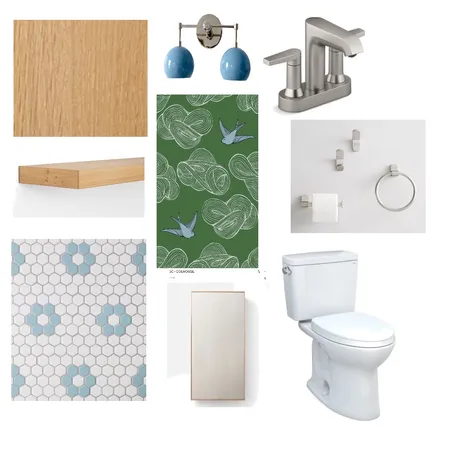 1st floor Powder room Interior Design Mood Board by Nlkeating on Style Sourcebook
