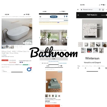 Bathroom Interior Design Mood Board by mrsjico on Style Sourcebook