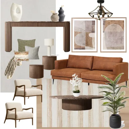 Living Room Modern  Rustic Interior Design Mood Board by Ana Soares on Style Sourcebook