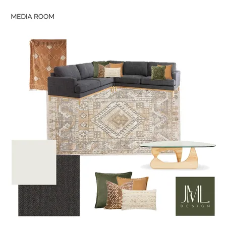 Media Room Interior Design Mood Board by JML Design on Style Sourcebook