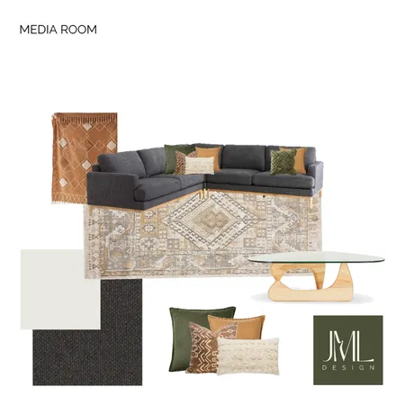 Media Room Interior Design Mood Board by JML Design on Style Sourcebook