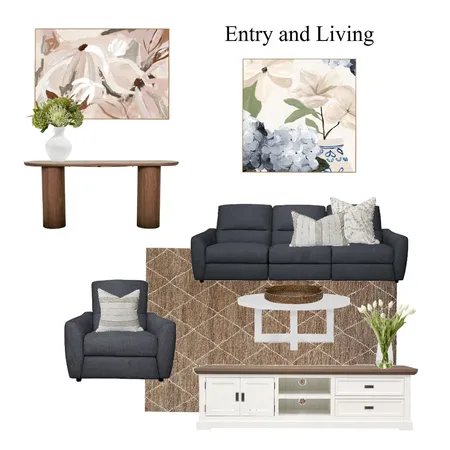 Maureen Anspach - Entry and Living Interior Design Mood Board by Simplestyling on Style Sourcebook