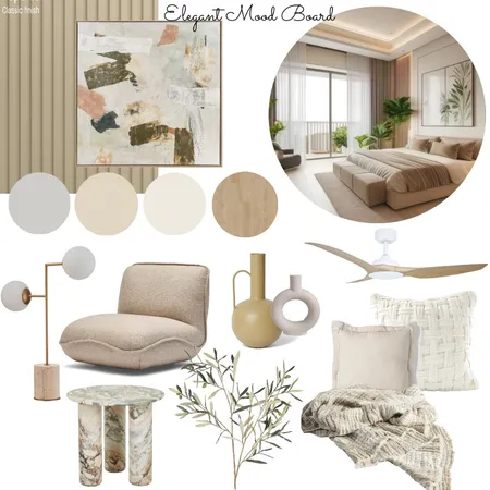Mood Board Elegant Bedroom Interior Design Mood Board by GCM Interiors on Style Sourcebook