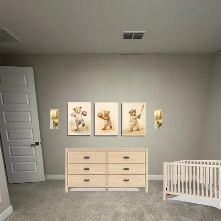 Knox nursery east wall Interior Design Mood Board by AlexaWhitehurst on Style Sourcebook