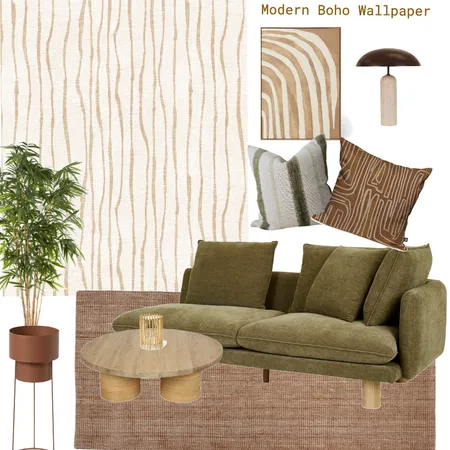 Boho Interior Design Mood Board by anelas design studio on Style Sourcebook