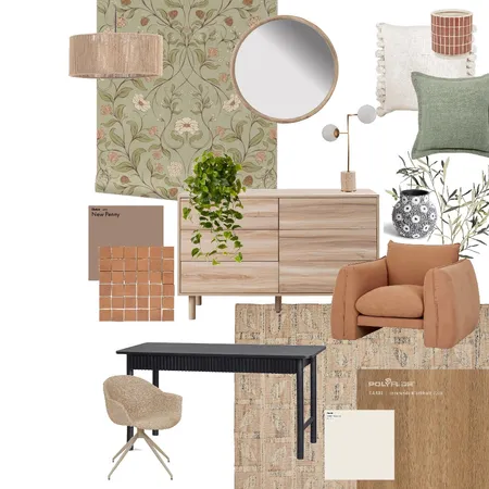 Woodland Floral Interior Design Mood Board by Beeky Illustration & Design on Style Sourcebook