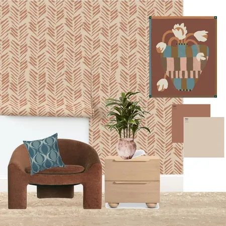 Boho Room Interior Design Mood Board by ssepulvado on Style Sourcebook