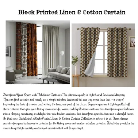 Curtain for Every Room Interior Design Mood Board by Fabdivineart on Style Sourcebook