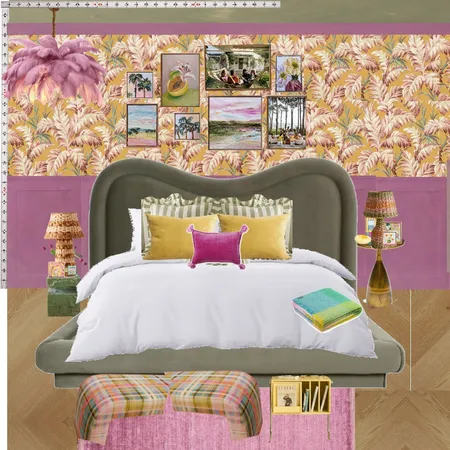 Old Hollywood Bedroom Wall Interior Design Mood Board by dl2407 on Style Sourcebook