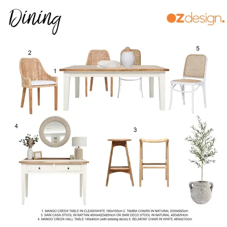 Dining 2 - Debra Lindsay Interior Design Mood Board by Oz Design Furniture on Style Sourcebook