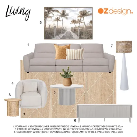 Living 1 - Debra Lindsay Interior Design Mood Board by Oz Design Furniture on Style Sourcebook