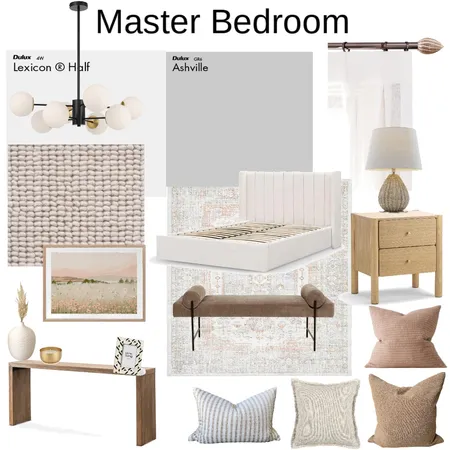 Master Bedroom Interior Design Mood Board by gracef on Style Sourcebook
