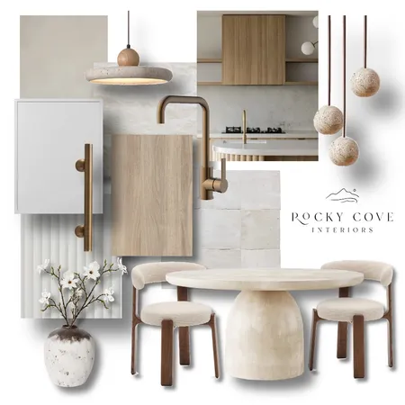 Japandi Kitchen Interior Design Mood Board by Rocky Cove Interiors on Style Sourcebook