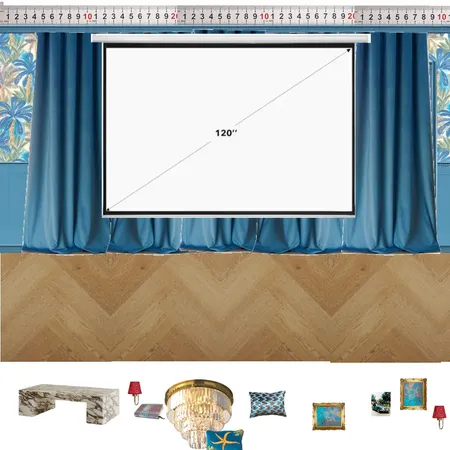 Cinema Window Wall Interior Design Mood Board by dl2407 on Style Sourcebook