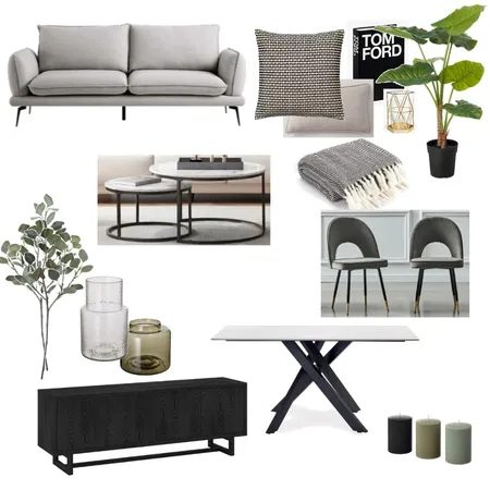 WCL Westmont 2 bed living room grey Interior Design Mood Board by Lovenana on Style Sourcebook
