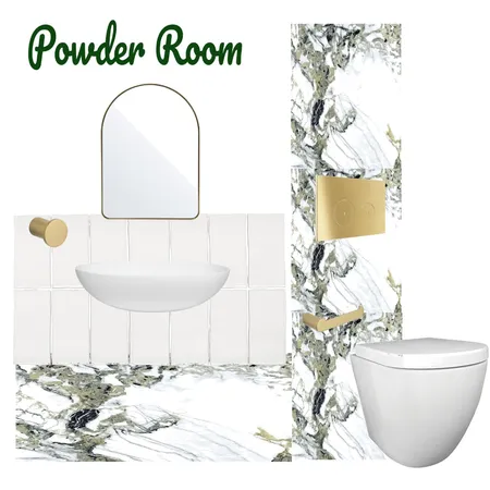 Powder Room marble feature Interior Design Mood Board by JCF81 on Style Sourcebook