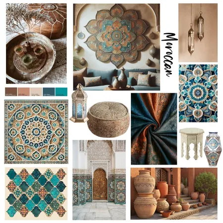 Moroccan Design Mood Board Interior Design Mood Board by sarahnuralia on Style Sourcebook