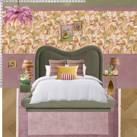Old Hollywood Bedroom Wall Interior Design Mood Board by dl2407 on Style Sourcebook