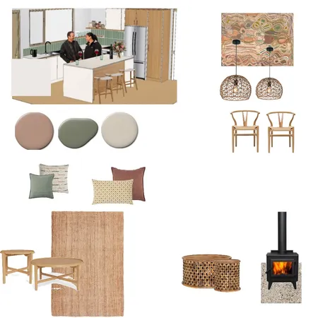 SV open plan Interior Design Mood Board by lu moller