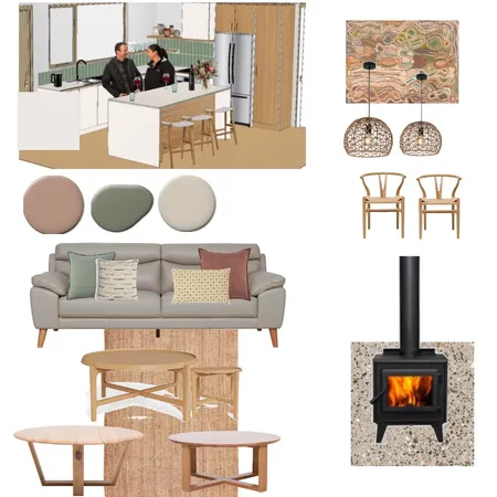 SV open plan Interior Design Mood Board by lu moller