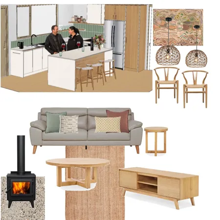 SV open plan Interior Design Mood Board by lu moller