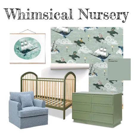 Whimsical Fantasy Nautical Nursery Interior Design Mood Board by lettersformeganmartin on Style Sourcebook