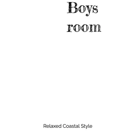 Boys room Interior Design Mood Board by Nicky Rose Creative on Style Sourcebook
