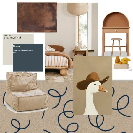Hunter's Bedroom x2 Interior Design Mood Board by beckdickson on Style Sourcebook