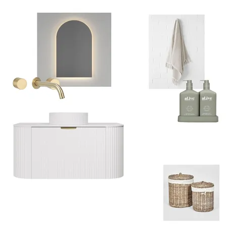 natural luxe ensuite Interior Design Mood Board by Oula tarhini on Style Sourcebook