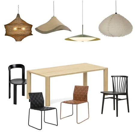 Dining Room Interior Design Mood Board by kin.field design on Style Sourcebook