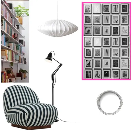 Sleek Library Interior Design Mood Board by Steph Smith on Style Sourcebook