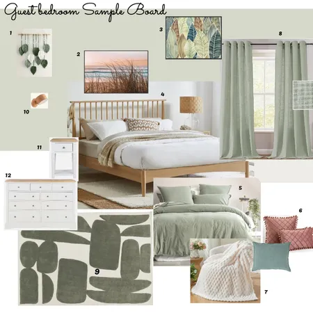 GUEST BEDROOM DESIGN Interior Design Mood Board by chantelle.mardi@gmail.com on Style Sourcebook