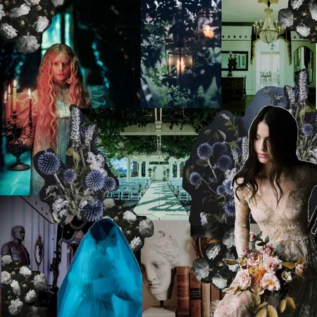 Moody Mansion Wedding Interior Design Mood Board by Mindina7 on Style Sourcebook