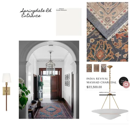 Entrance Robert & Susan Springdale Rd Killara Interior Design Mood Board by LouiseHutchinson on Style Sourcebook