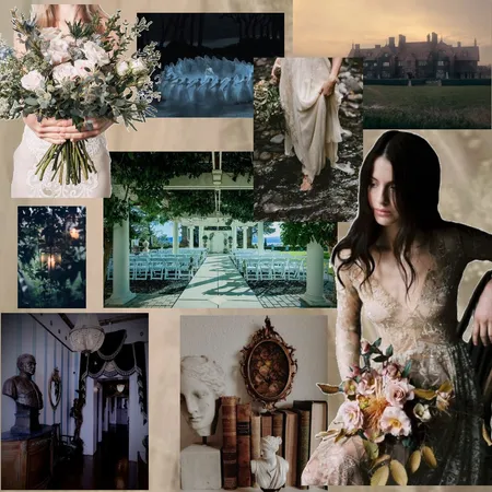 Ghostly, Bush and Blues Wedding Interior Design Mood Board by Mindina7 on Style Sourcebook