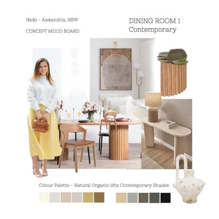 Styling Nicki's Dining Room 1 Interior Design Mood Board by House of Soul on Style Sourcebook