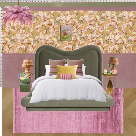 Old Hollywood Bedroom Wall Interior Design Mood Board by dl2407 on Style Sourcebook