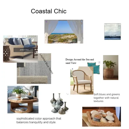 Coastal Chic - cost-chi Interior Design Mood Board by Ancam on Style Sourcebook