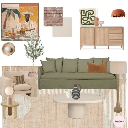 Modern Mediterranean Living Interior Design Mood Board by interiorsbyleesh@gmail.com on Style Sourcebook